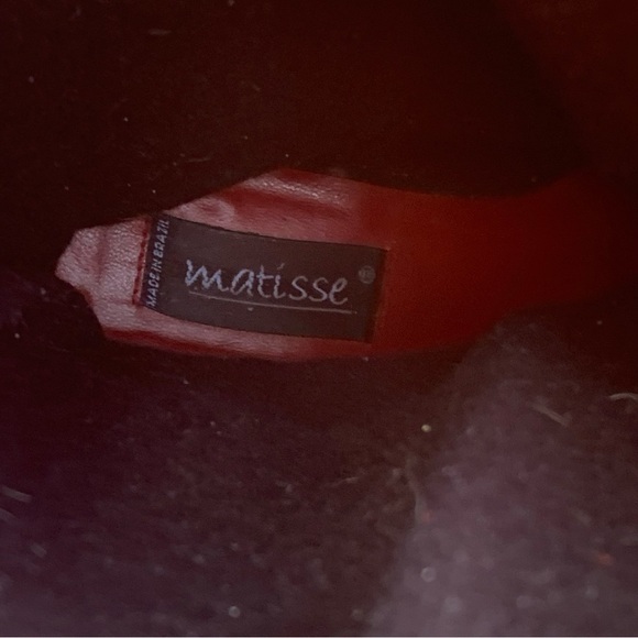 Women’s Western Cowgirl Boots Matisse Made in Brazil Red Slouch Leather Size 6.5 - Picture 11 of 12